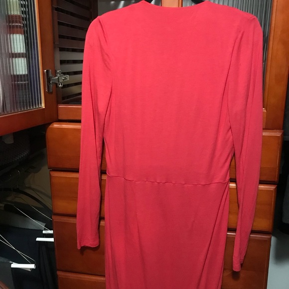 Red Boden faux wrap dress size 10 - Picture 4 of 7